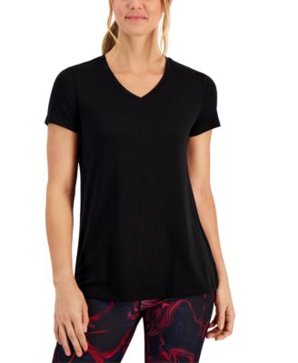 ID Ideology - Women's V-Neck Short-Sleeve High-Low T-Shirt
