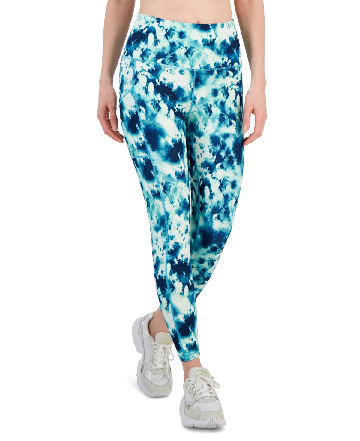 ID IDEOLOGY WOMEN'S COMPRESSION PRINTED 7/8 LEGGINGS, CREATED FOR MACY'S