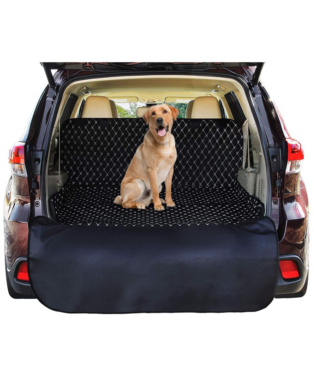 Cargo Liner, Seat Cover for Dogs, Waterproof Dog Seat Cover - Black
