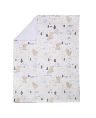 Baby Disney Pooh and the Hundred Acre Woods White Blanket