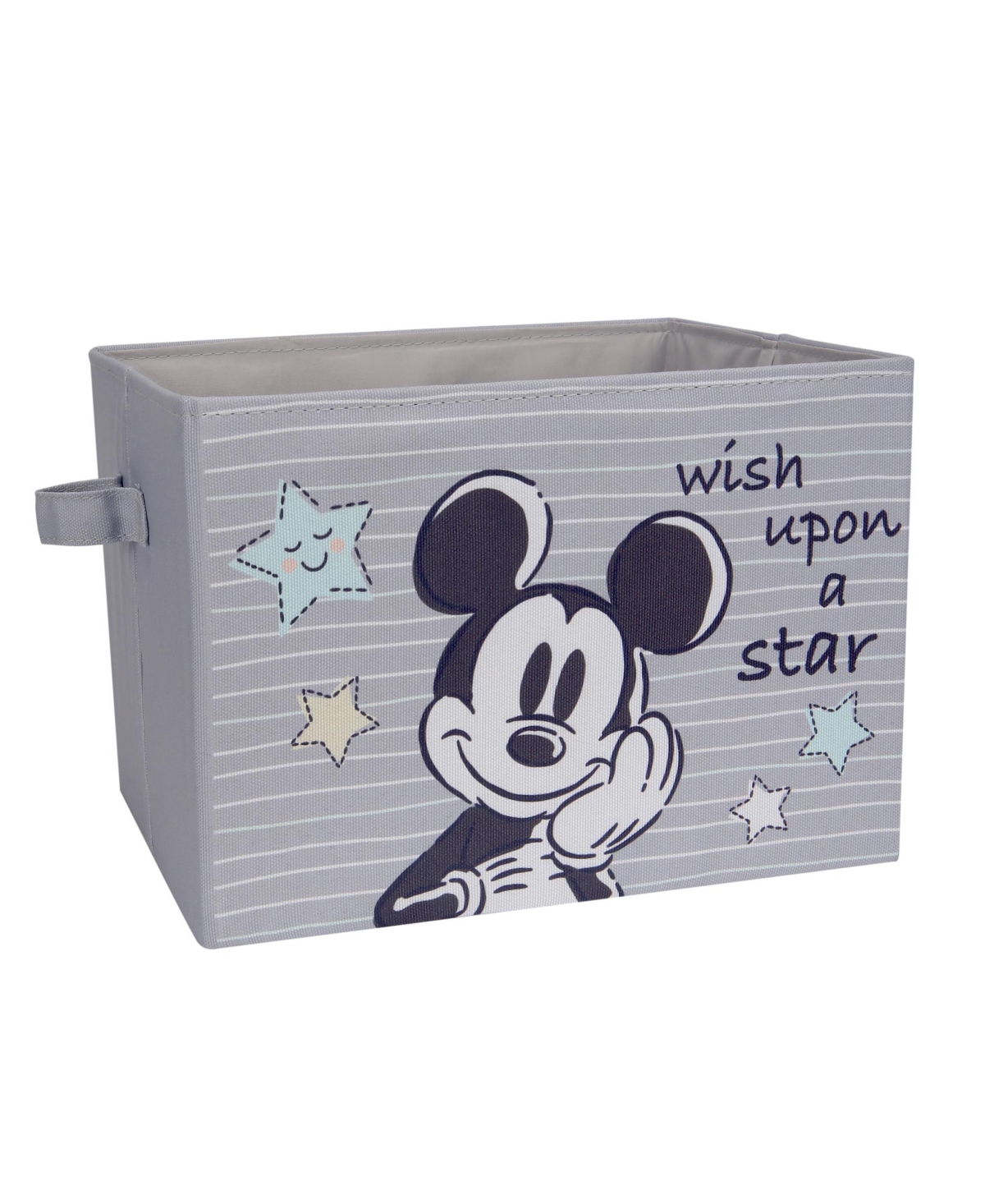 Disney Mickey Mouse Gray Foldable Storage Basket/Container/Bin - Gray