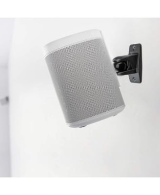 Speaker Wall Mount Brackets, Pair of 2 Speaker Mounts - Black