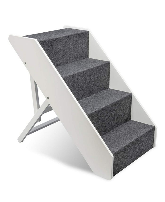 Wide clearance dog stairs