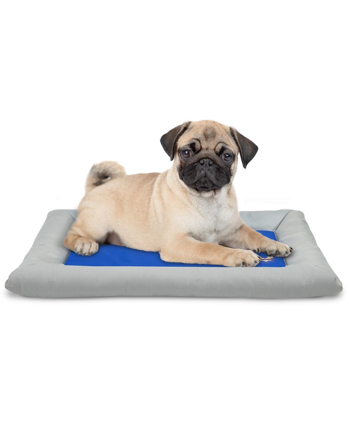 Self Cooling Pet Bed, Gel-based Portable Dog Mat, Small - Blue