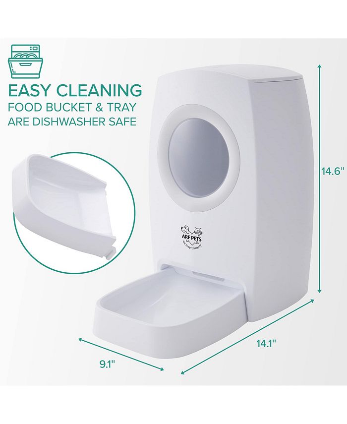 Arf Pets Automatic Pet Feeder, Food Dispenser for Dogs with Timer Macy's