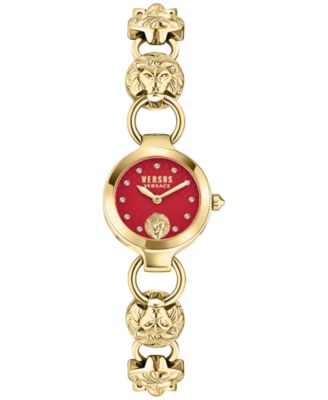 特別価格！Versus Versace Broadwood Bracelet Watch Versus Versace Women's Broadwood Lion Link Stainless Steel