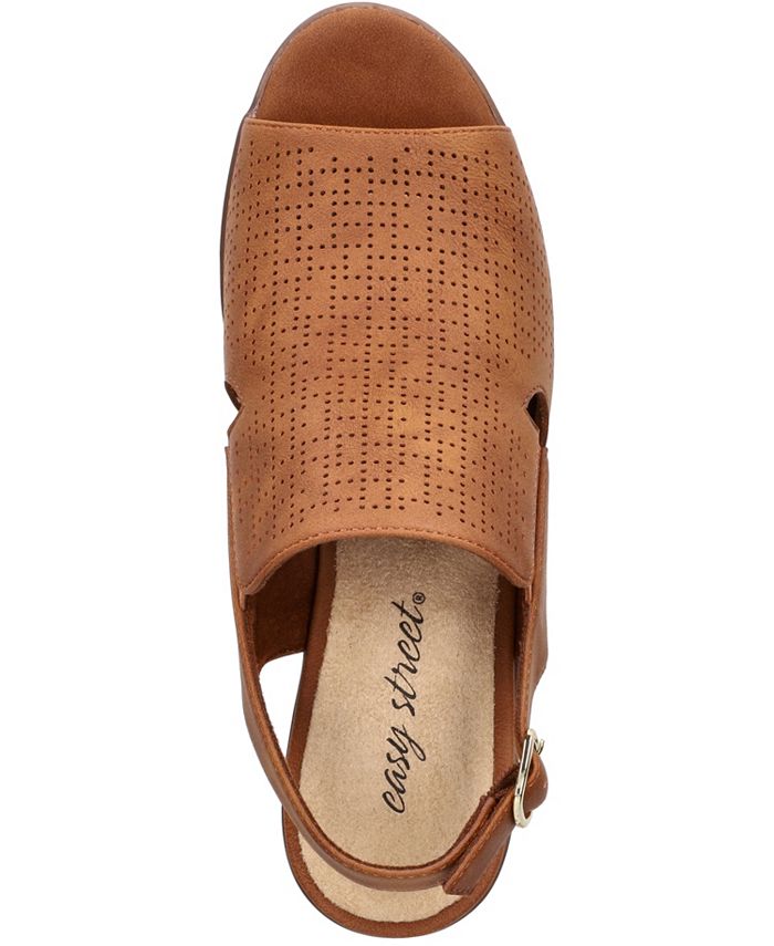 Easy Street Women's Zelma Heeled Sandals - Macy's