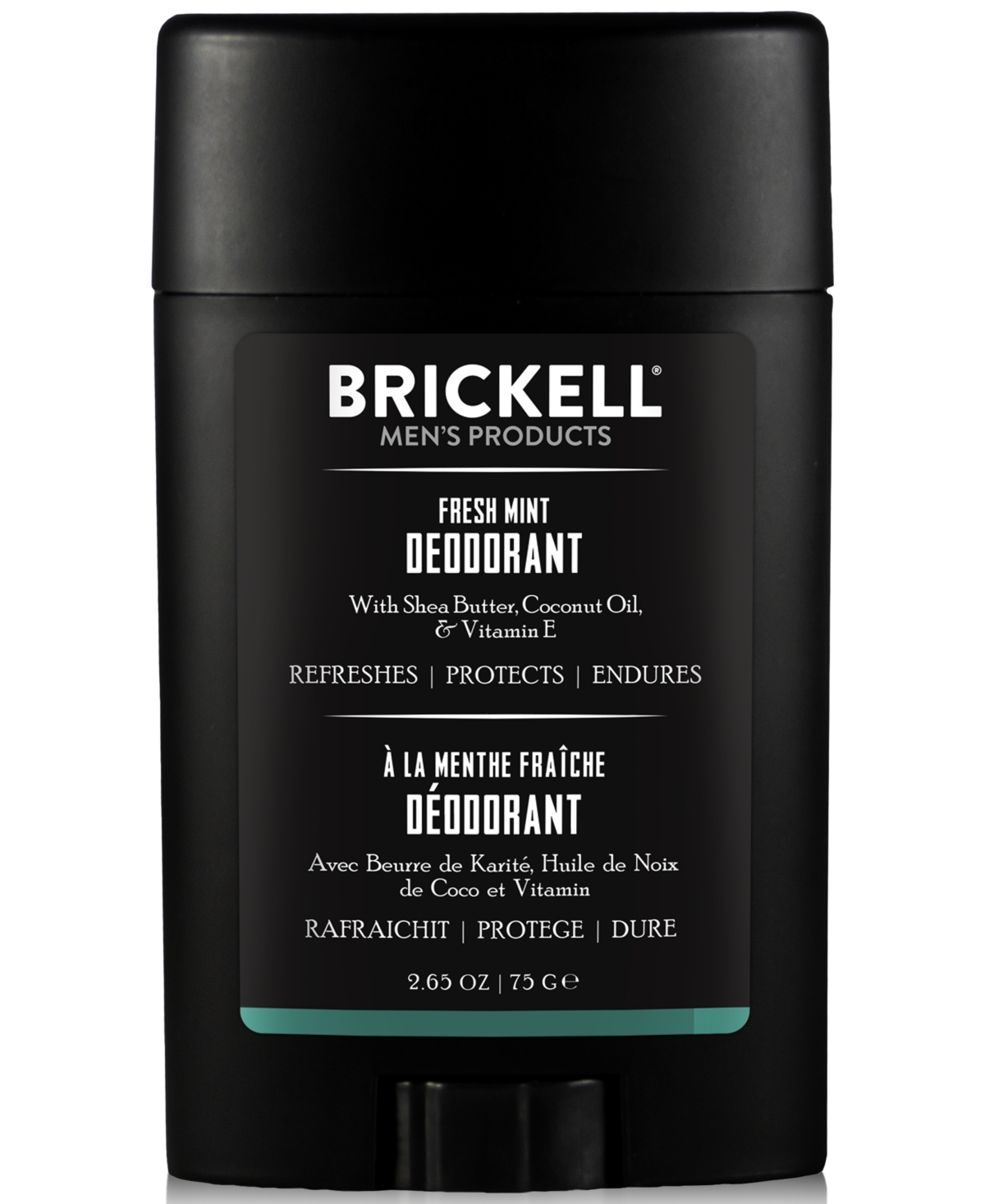 Brickell Mens Products Brickell Men's Products Fresh Mint Deodorant, 2.65 Oz.