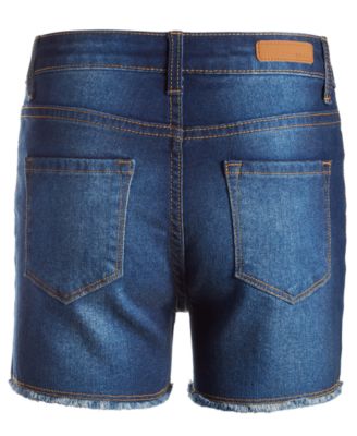 Gogo Jeans Big Girls High-Rise Rainbow Button Denim Shorts Macy's