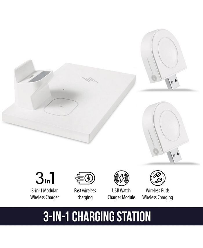 Wasserstein 3-in-1 Wireless Charging Station for Samsung Galaxy Buds ...