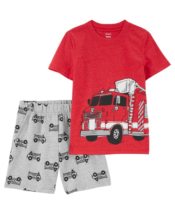 Carter's fire best sale truck slippers