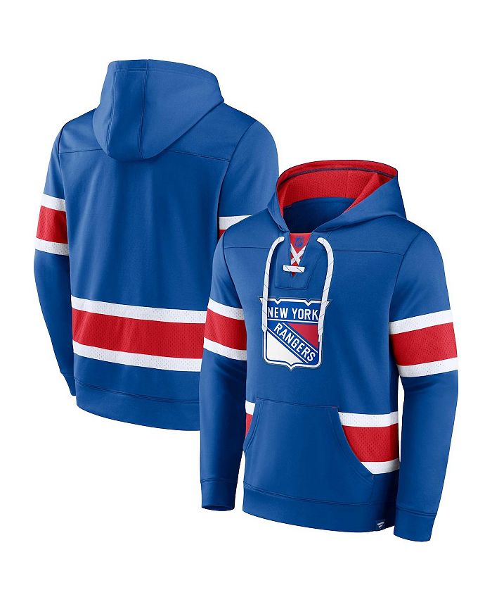 Reebok Men's New York Rangers Jersey Pullover Hoodie - Macy's