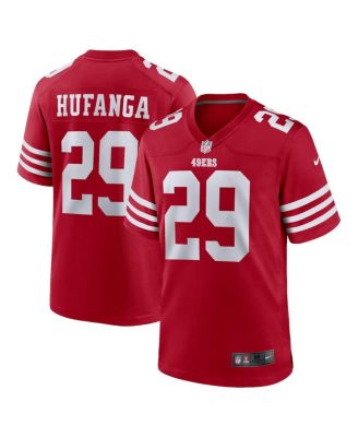 Nike Men's Talanoa Hufanga Scarlet San Francisco 49ers Game Player