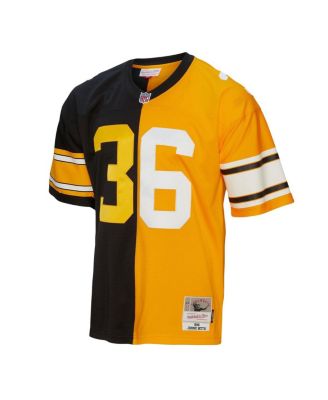 Men's Jerome Bettis Black and Gold Pittsburgh Steelers 1996 Split Legacy Replica Jersey