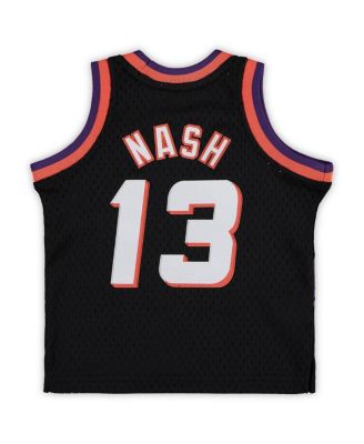 Infant Boys and Girls Steve Nash Black Phoenix Suns 1996/97 Hardwood Classics Retired Player Jersey