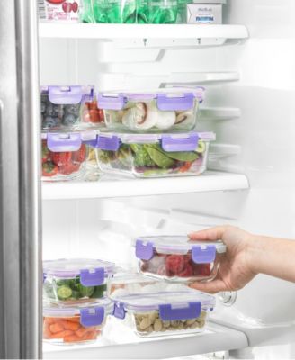24-Pc. Glass Storage Containers with Lids