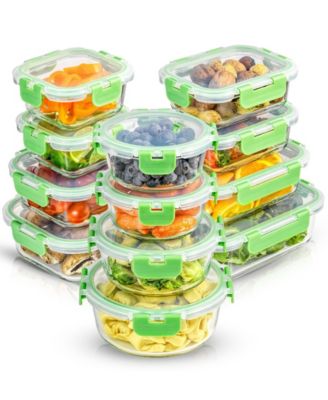 24-Pc. Glass Storage Containers with Lids