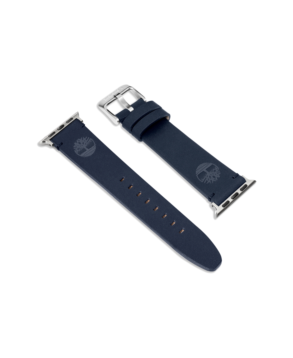 Unisex Ashby Dark Blue Genuine Leather Universal Smart Watch Strap 22mm - Blue Dark
