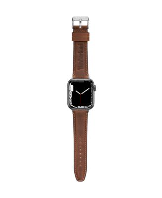 Unisex Barnesbrook Brown Genuine Leather Universal Smart Watch Strap 22mm