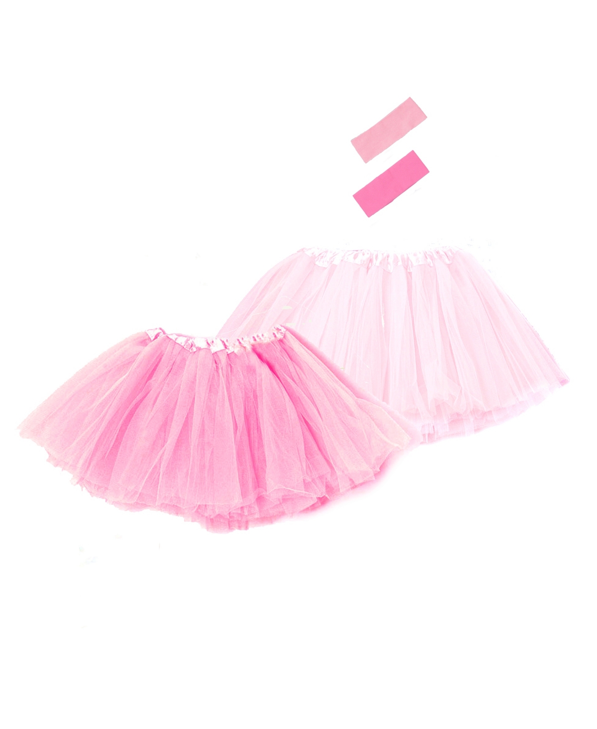 Mi Amore Gigi Kids' Little & Big Girls Tutu And Headband, 4 Piece Set In Pink