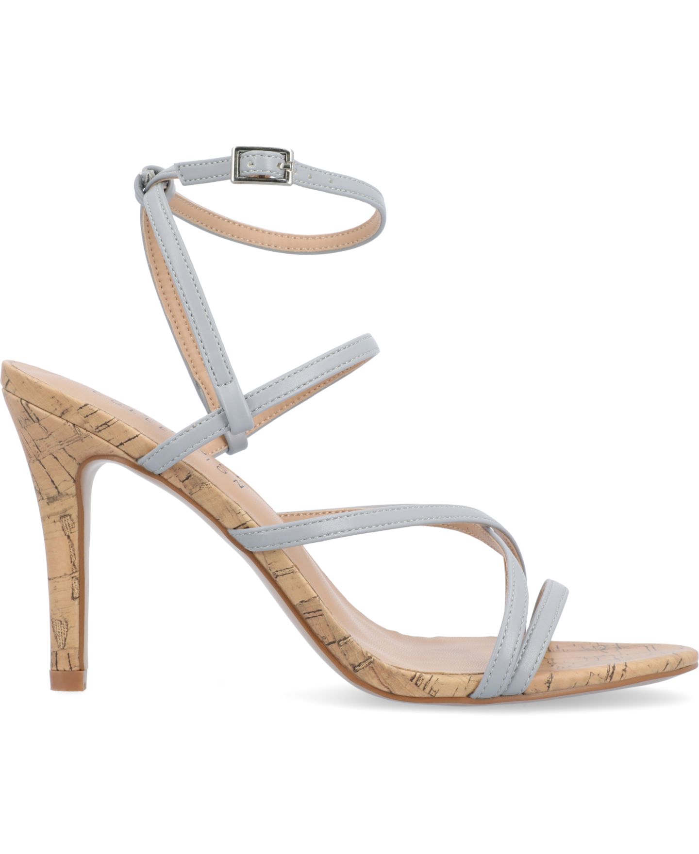 Женские сандалии Journee Collection Fylissa Strappy Dress Sandals, цвет: Синий — фото 2