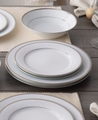 Regina Platinum Set of 4 Dinner Plates, 10.50"