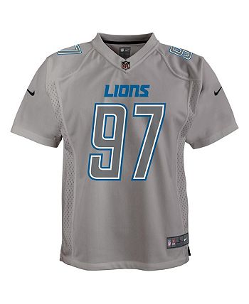 Nike Youth Boys and Girls Aidan Hutchinson Gray Detroit Lions Atmosphere  Game Jersey - Macy's
