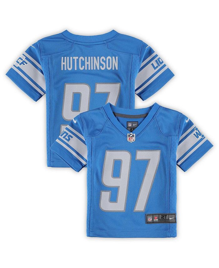 Aidan Hutchinson Detroit Lions Men's Nike Dri-FIT NFL Limited Football  Jersey.