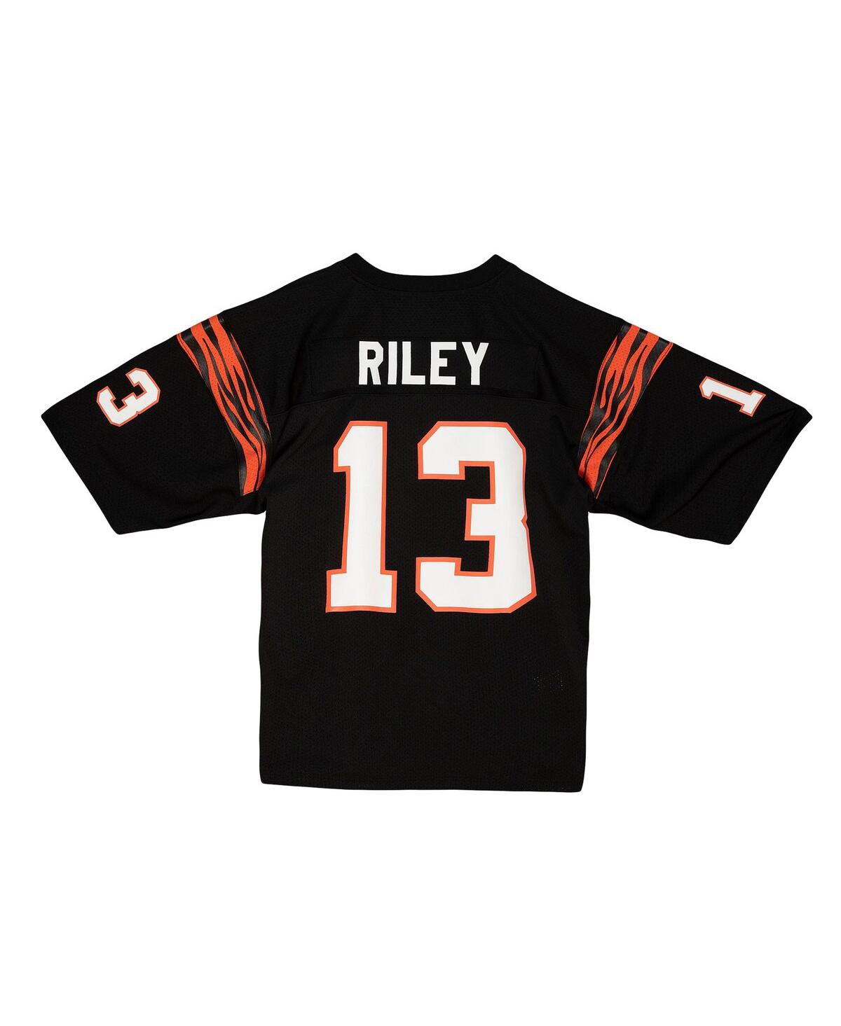 Men's Mitchell & Ness Ken RileyCincinnati Bengals 1981 Authentic Retired Player Jersey - Black