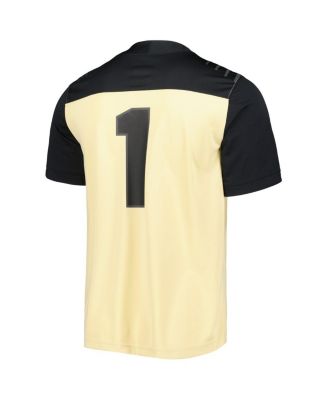 Men's #1 Gold Purdue Boilermakers Untouchable Football Jersey