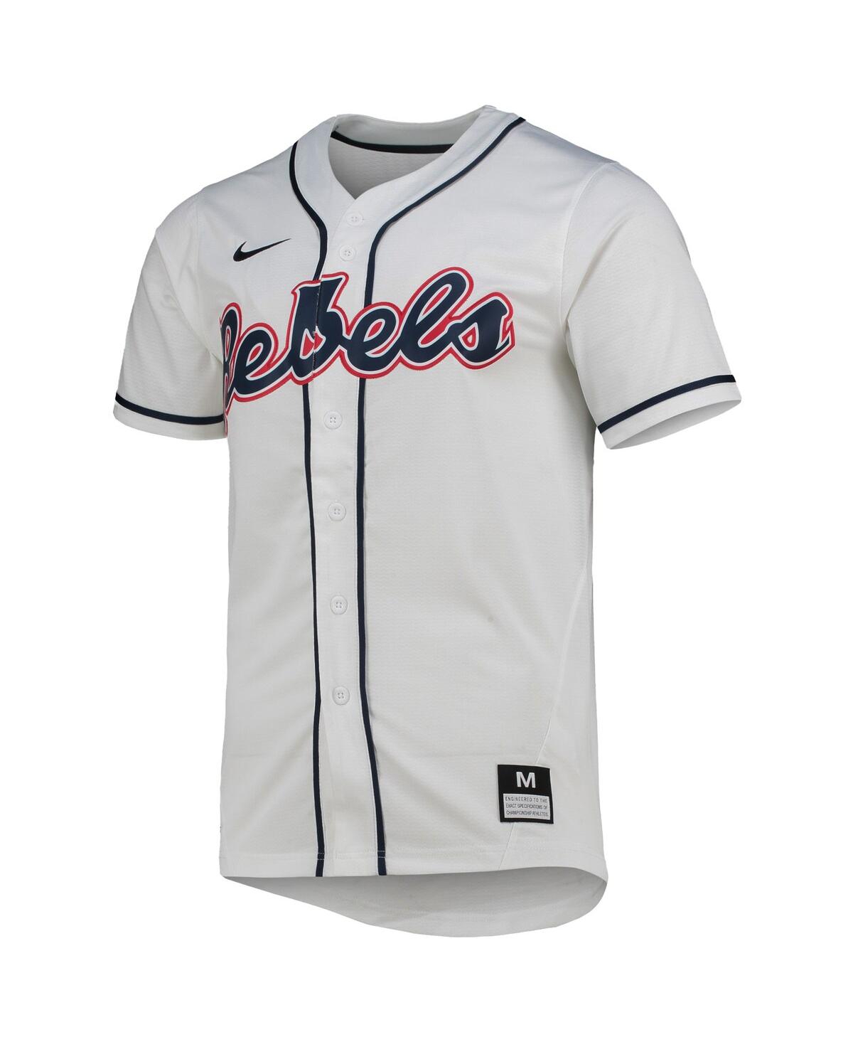 Men's NikeOle Miss Rebels Replica Baseball Jersey - White