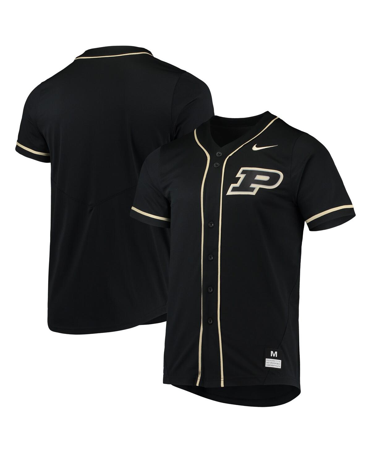 Men's NikePurdue Boilermakers Replica Baseball Jersey - Black