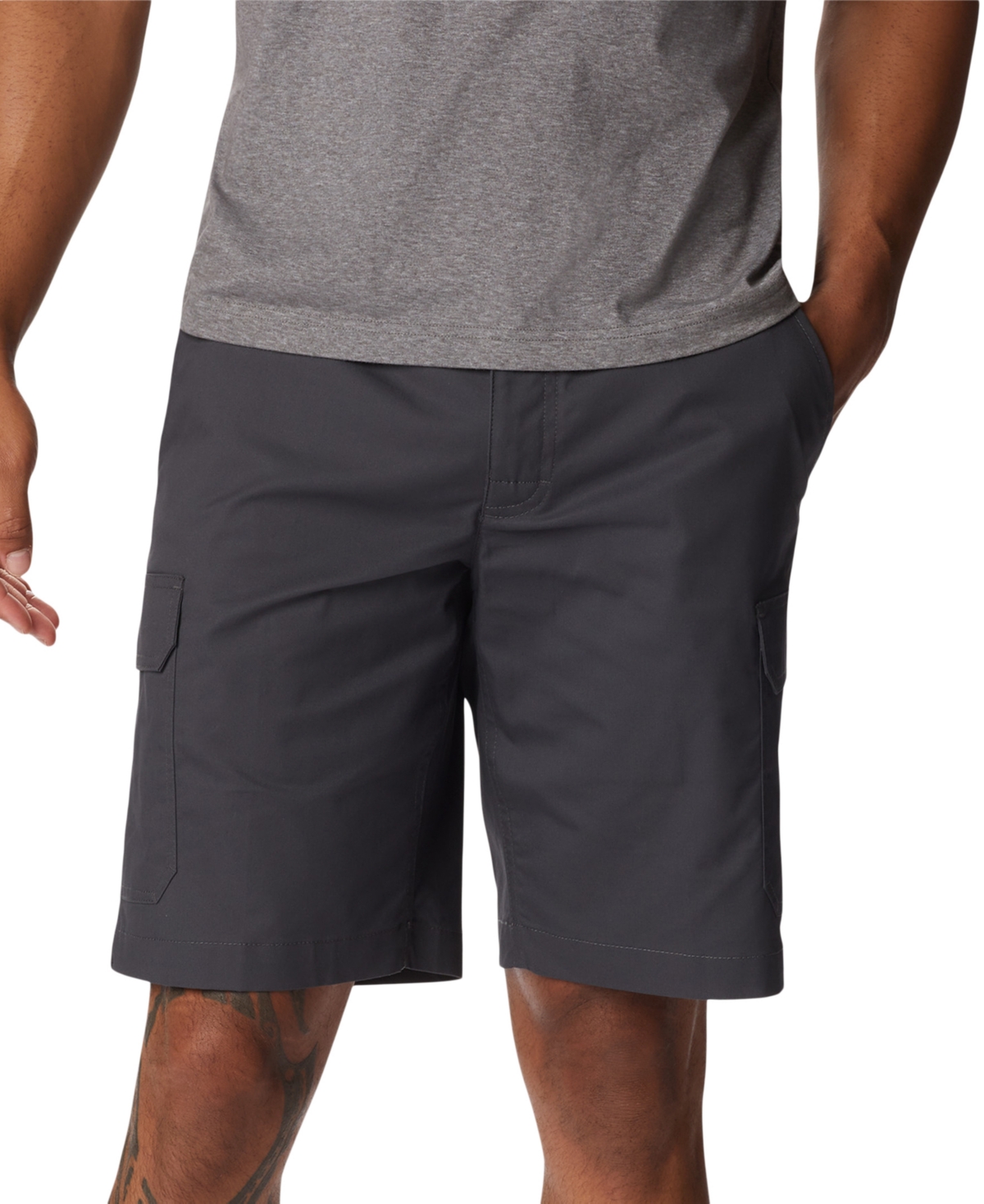 Columbia Men's Rapid Rivers Comfort Stretch Cargo Shorts In Shark