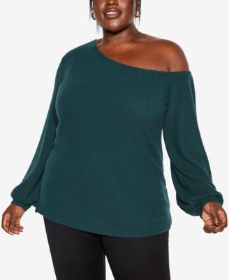 macy's trendy plus size tops