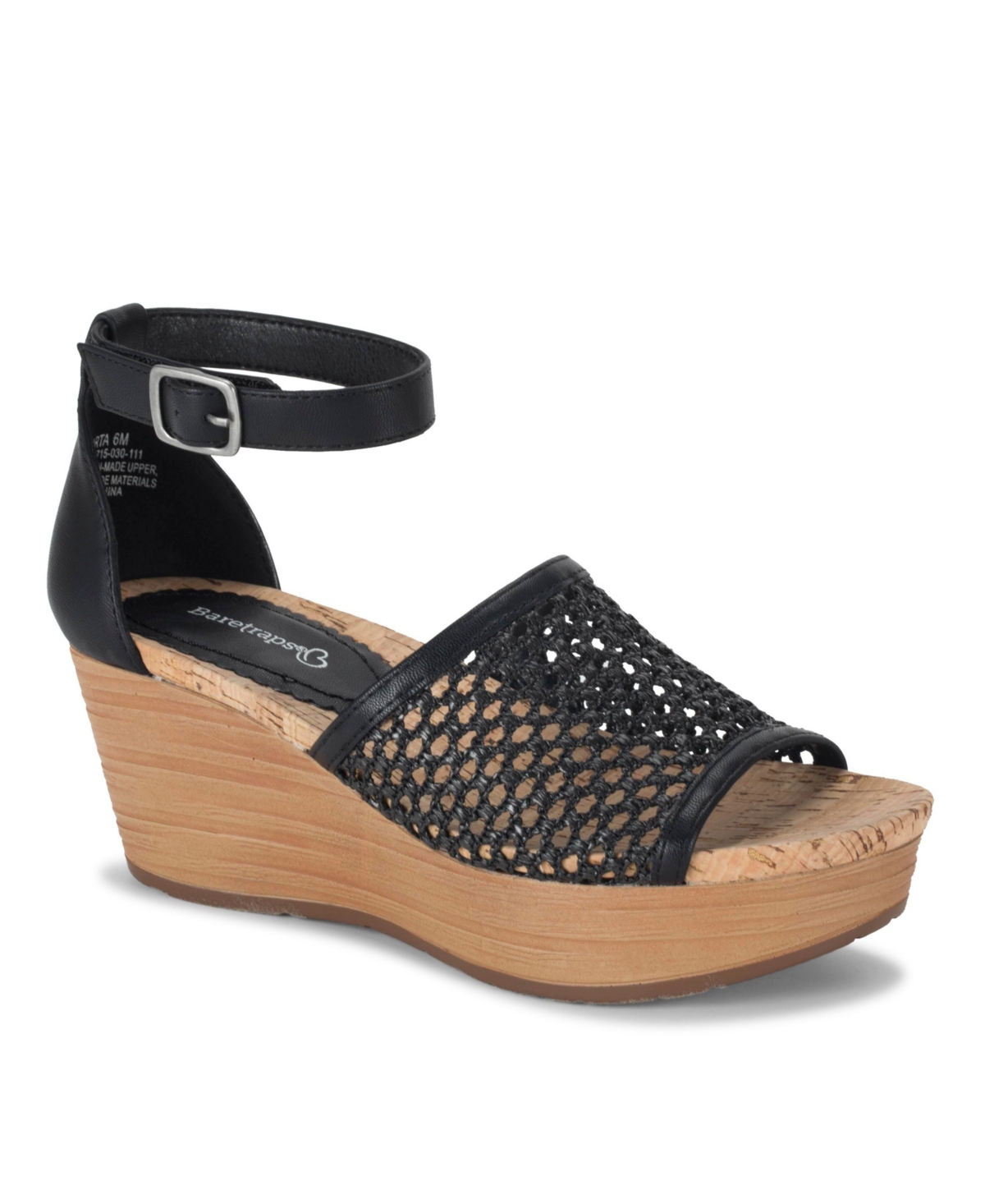 Baretraps Women's Marta Wedge Sandal Women's Shoes In Black | ModeSens