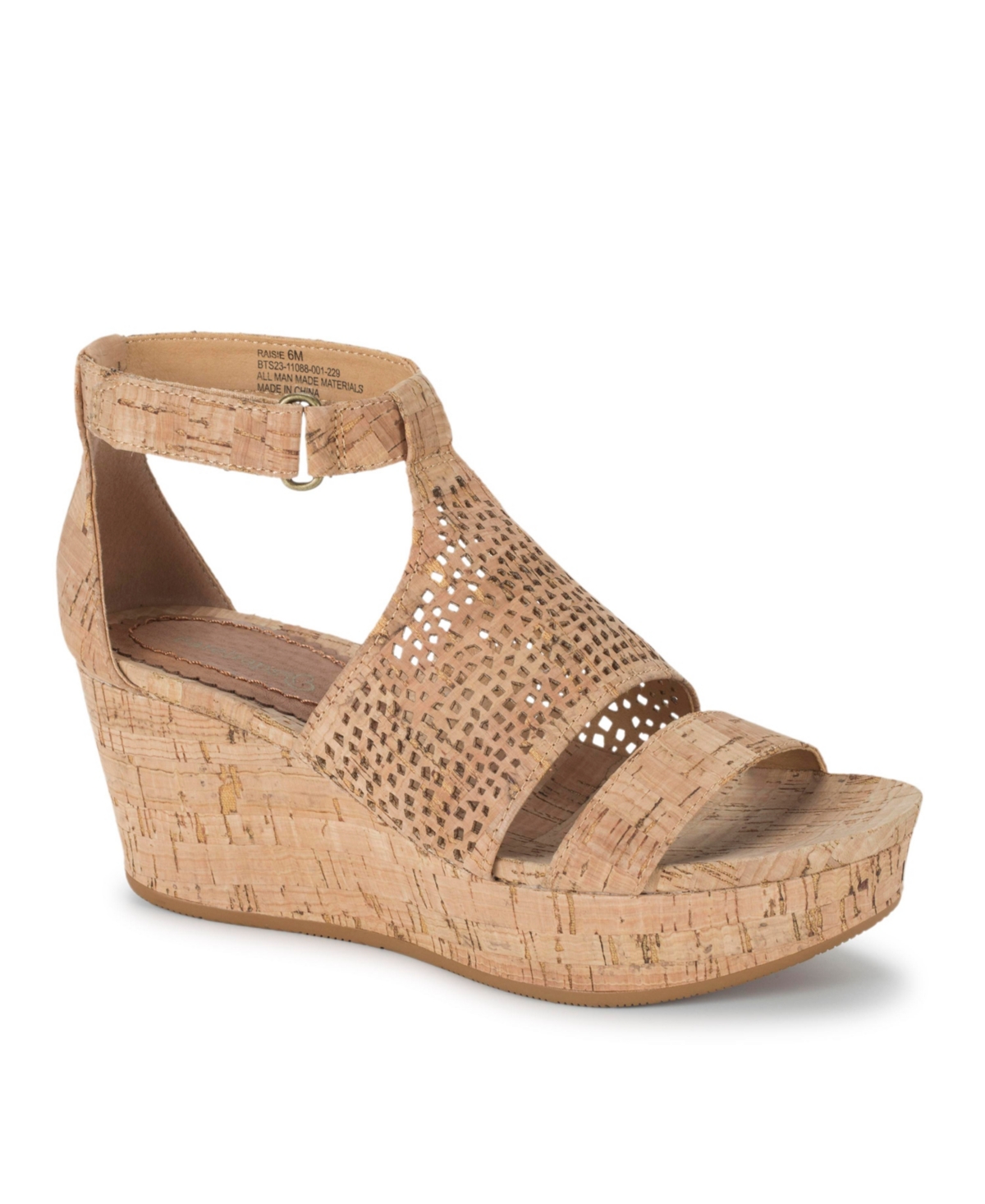 Shop Baretraps Women's Raisie Wedge Sandals In Natural