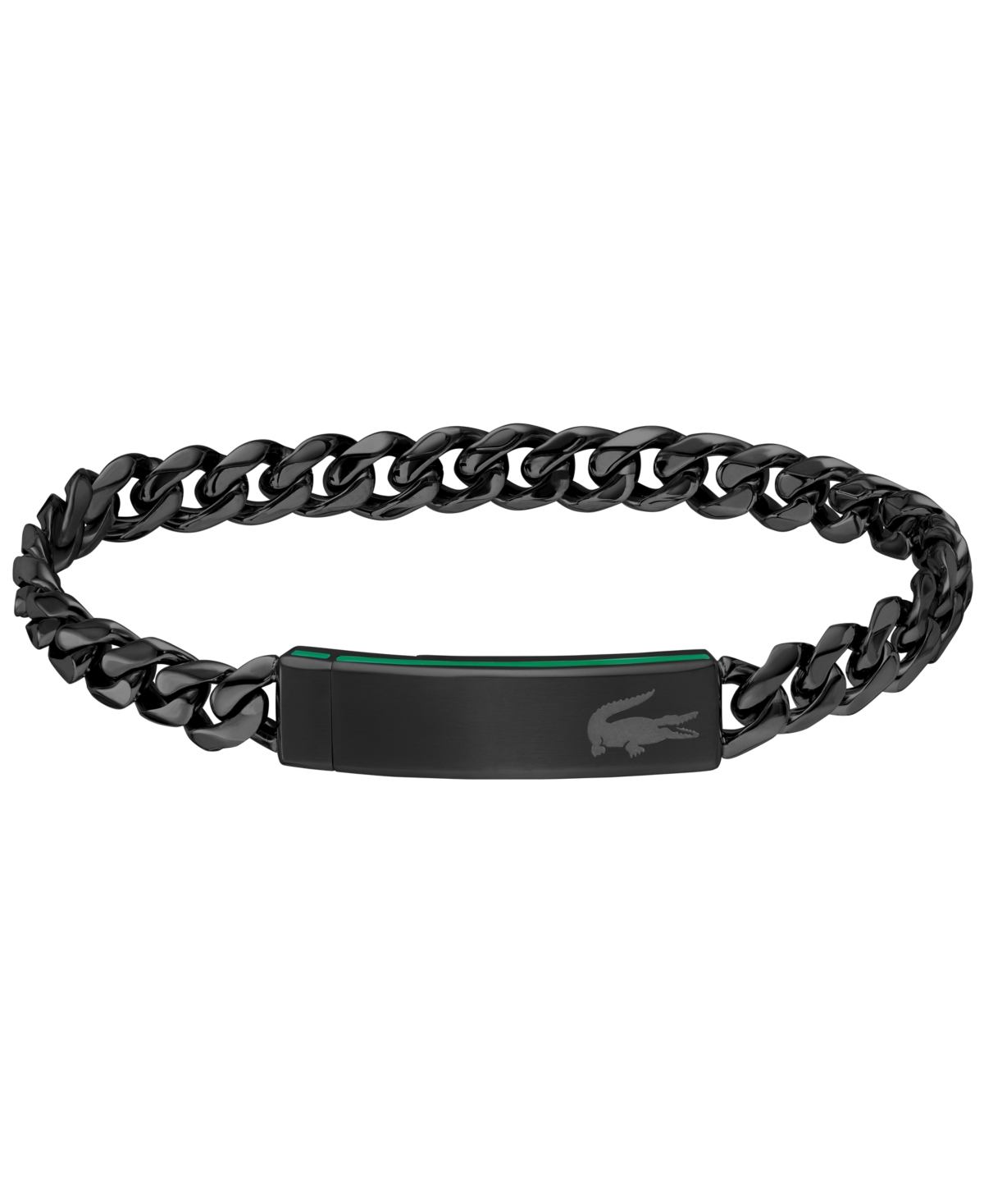 Lacoste Men's Box Chain Bracelet In Black