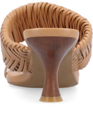 Women's Monyka Woven Double Band Dress Sandals