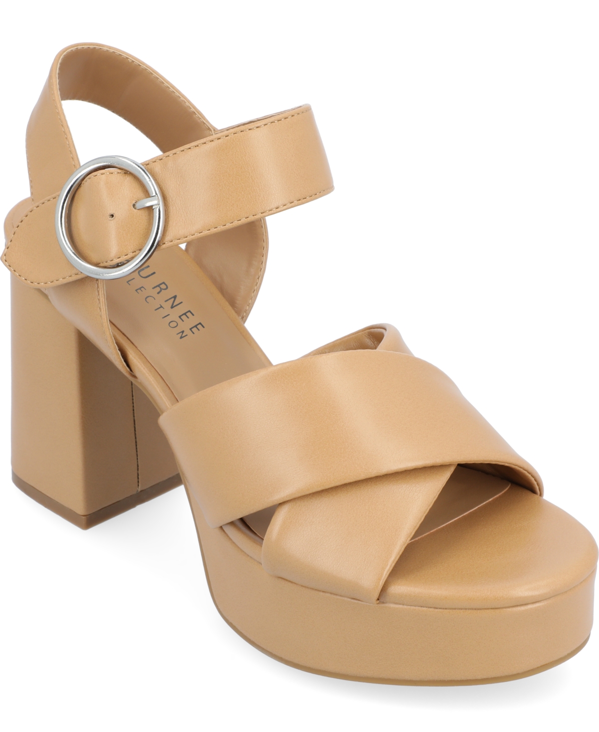 JOURNEE COLLECTION WOMEN'S AKEELY PLATFORM SANDALS 