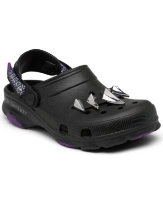 Crocs Little Kids Black Panther Classic Clogs From Finish Line In Multi ...