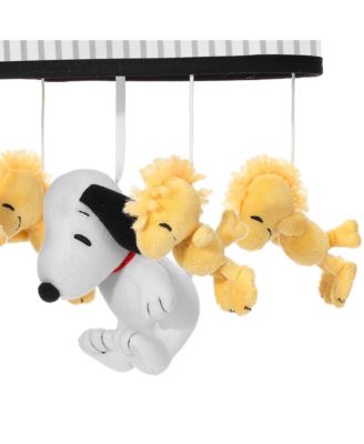 Classic Snoopy & Woodstock Musical Baby Crib Mobile Soother Toy