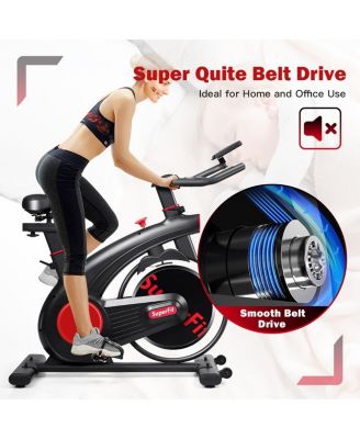 Stationary Exercise Bike Silent Belt Drive Cycling Bike
