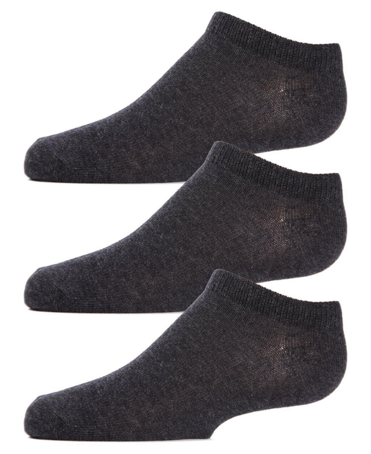 MeMoi Girls 3 Pairs Unisex Low Cut Cotton Blend Socks