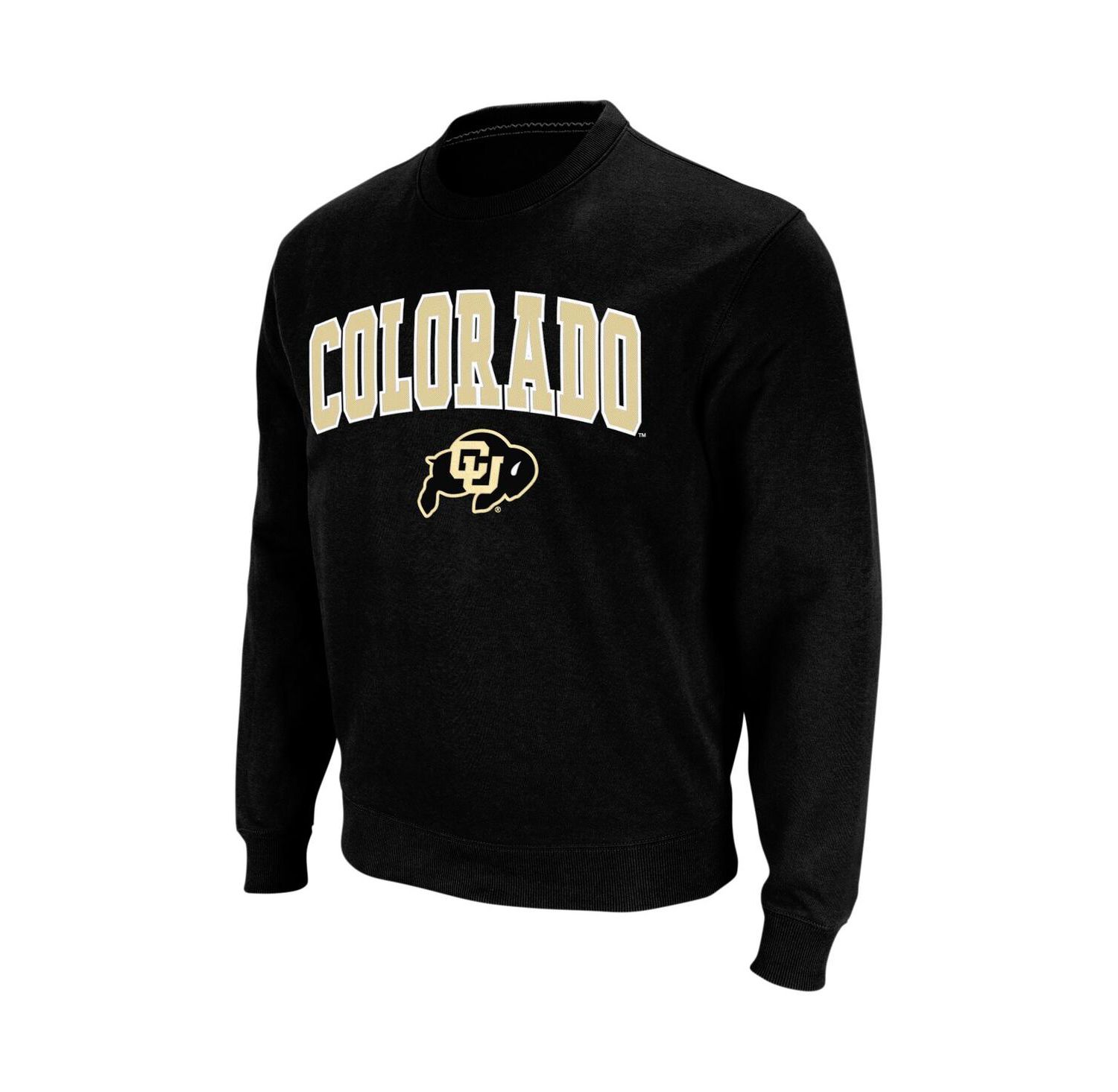 Men's Colorado Buffaloes Arch & Logo Crew Neck Sweatshirt