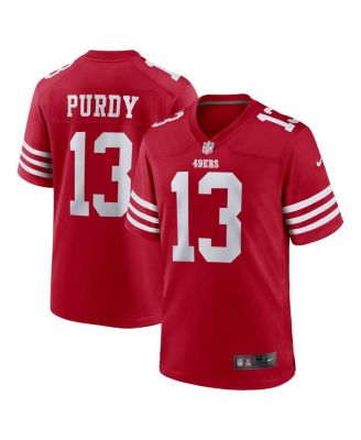 Men's Brock Purdy Scarlet San Francisco 49ers Game Player Jersey