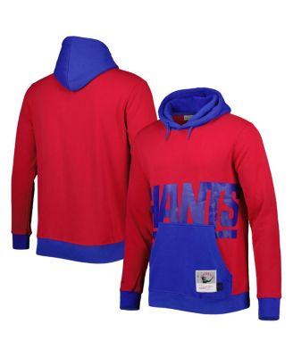 Men's Red New York Giants Big Face 5.0 Pullover Hoodie
