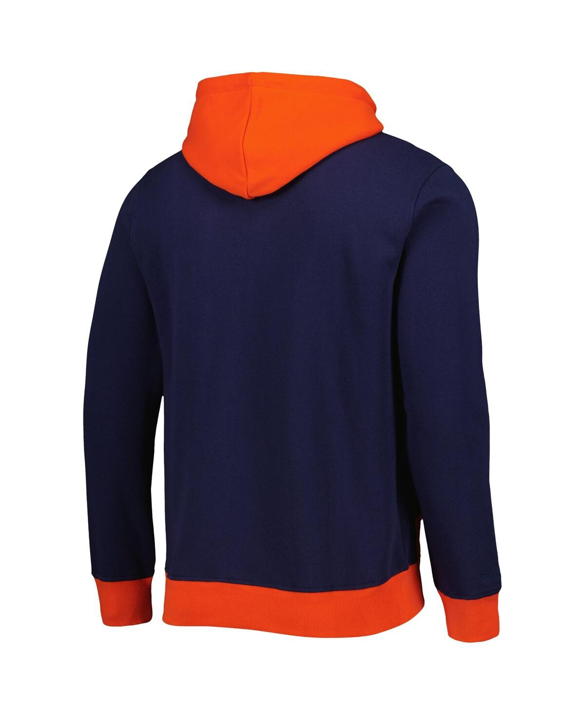 Mitchell & Ness Men's  Navy Chicago Bears Big Face 5.0 Pullover Hoodie In Navy