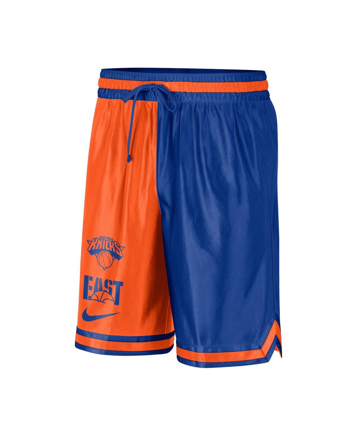 Nike New York Knicks Courtside  Men's Dri-fit Nba Graphic Shorts In Blue,orange