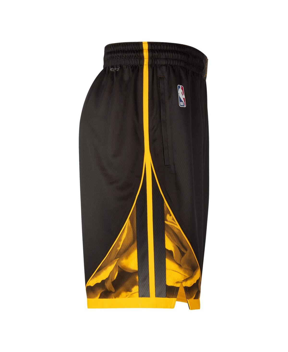 Shop Nike Men's  Black Golden State Warriors 2022/23 City Edition Swingman Shorts
