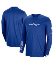 Men's Denver Nuggets Nike White/Navy 2021/22 City Edition Pregame Warmup  Shooting T-Shirt